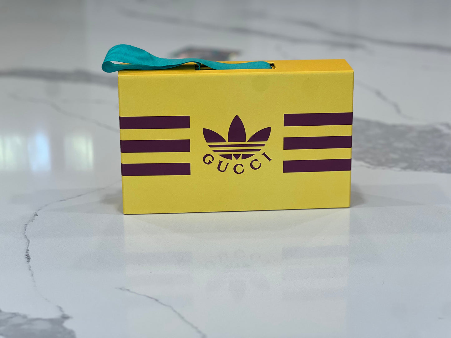 Gucci x Adidas GG Supreme Wallet On Chain Crossbody