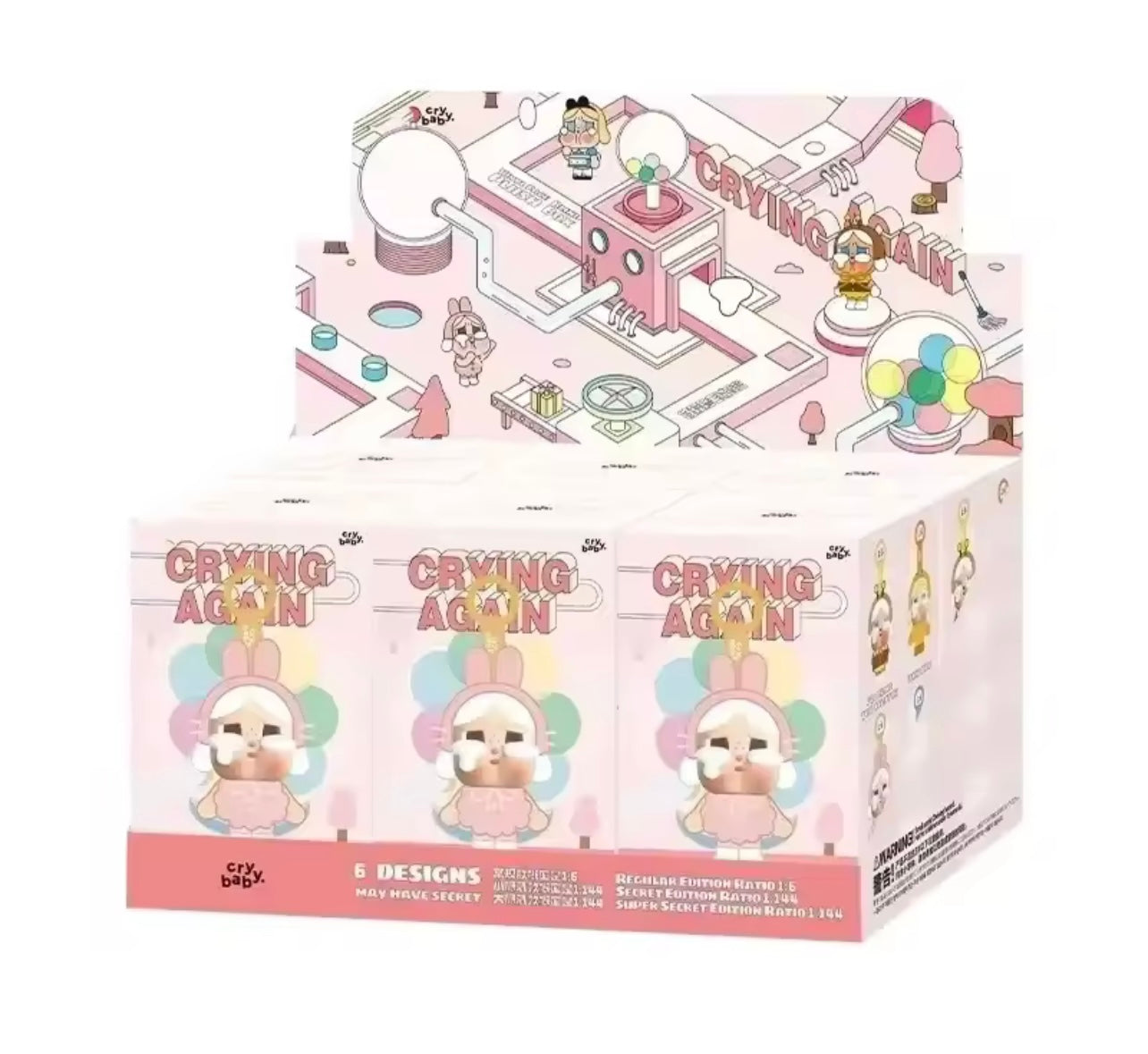 Crybaby Crying Again Series β Blind Box Vinyl Figures - Limited, Authentic