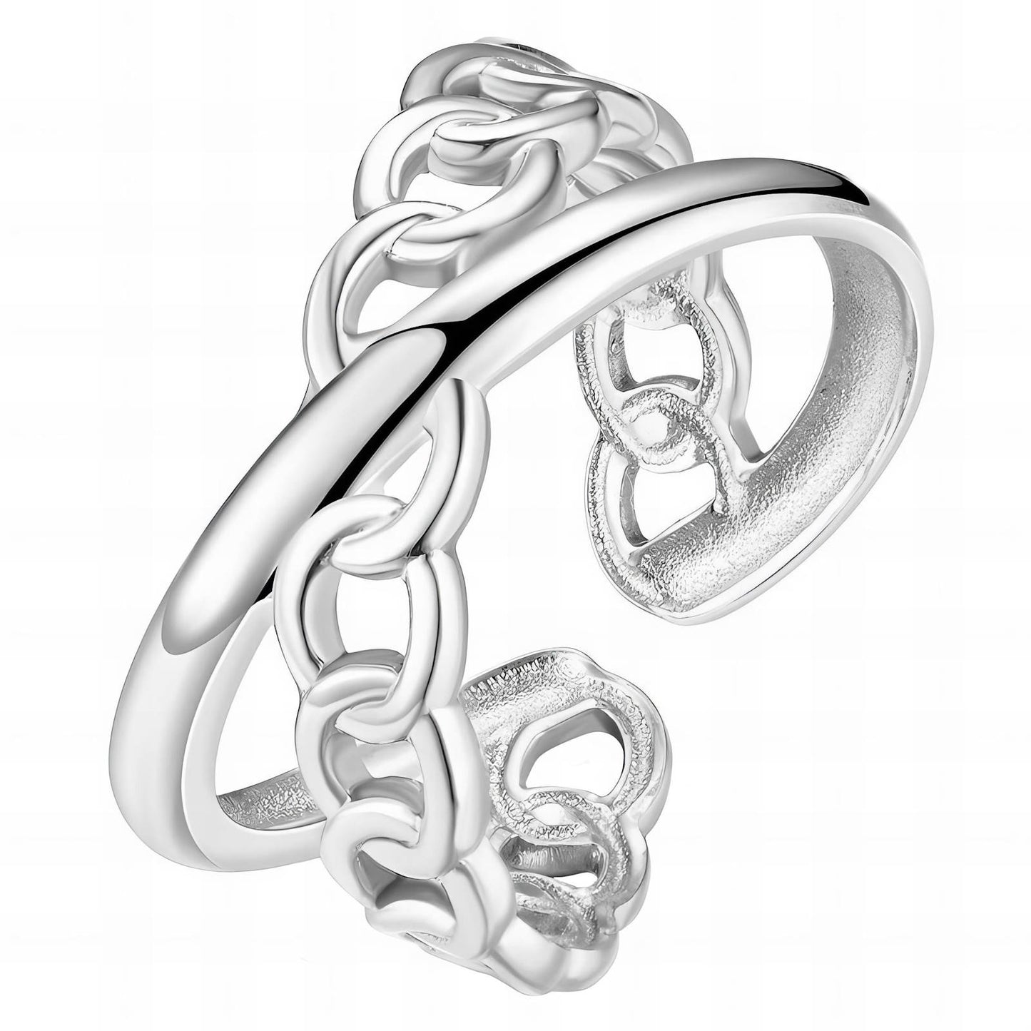 Anchor Link Ring (Silver)