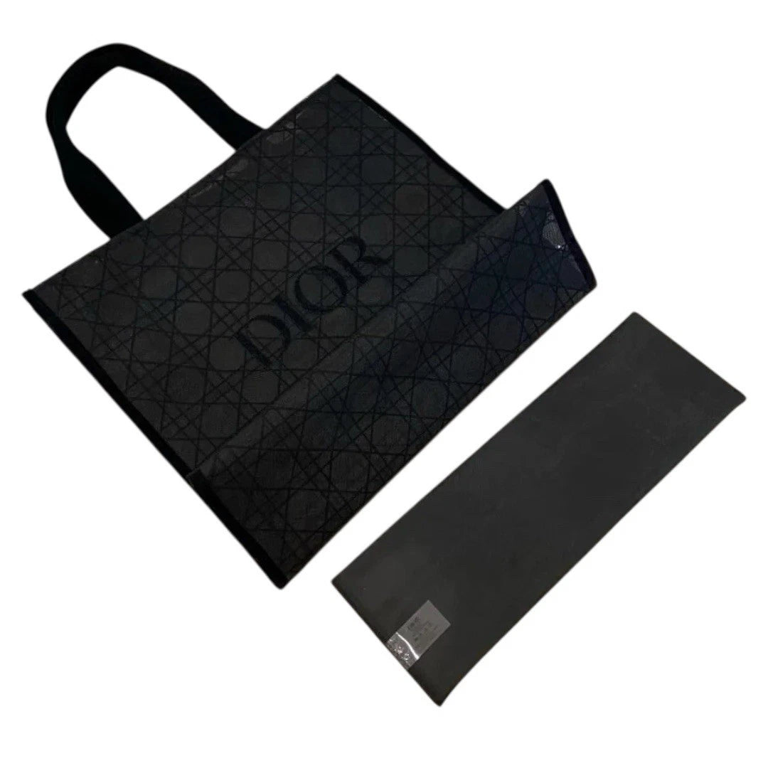 Christian Dior Black Mesh Tote