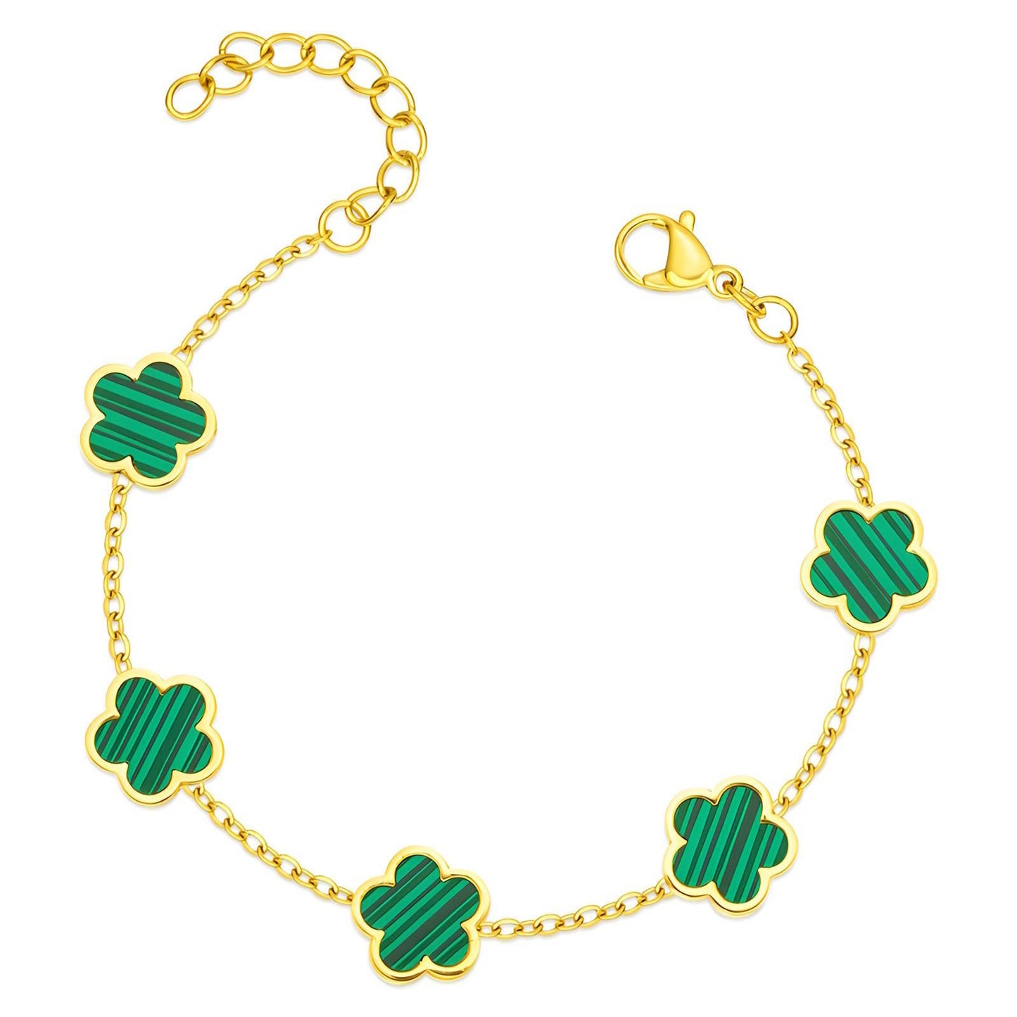 Emerald Bloom Bracelet