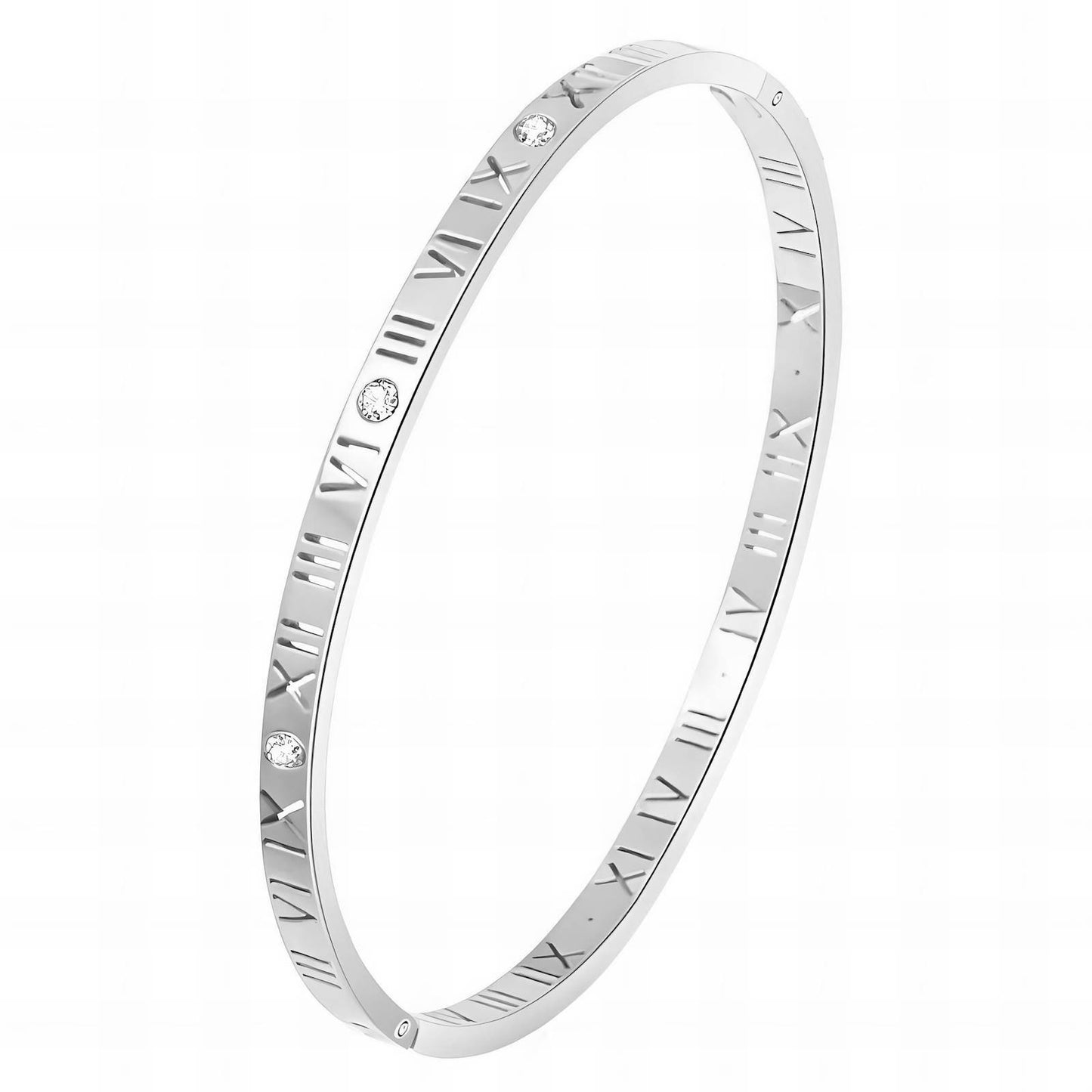 Eternal Roman Bangle (Silver)