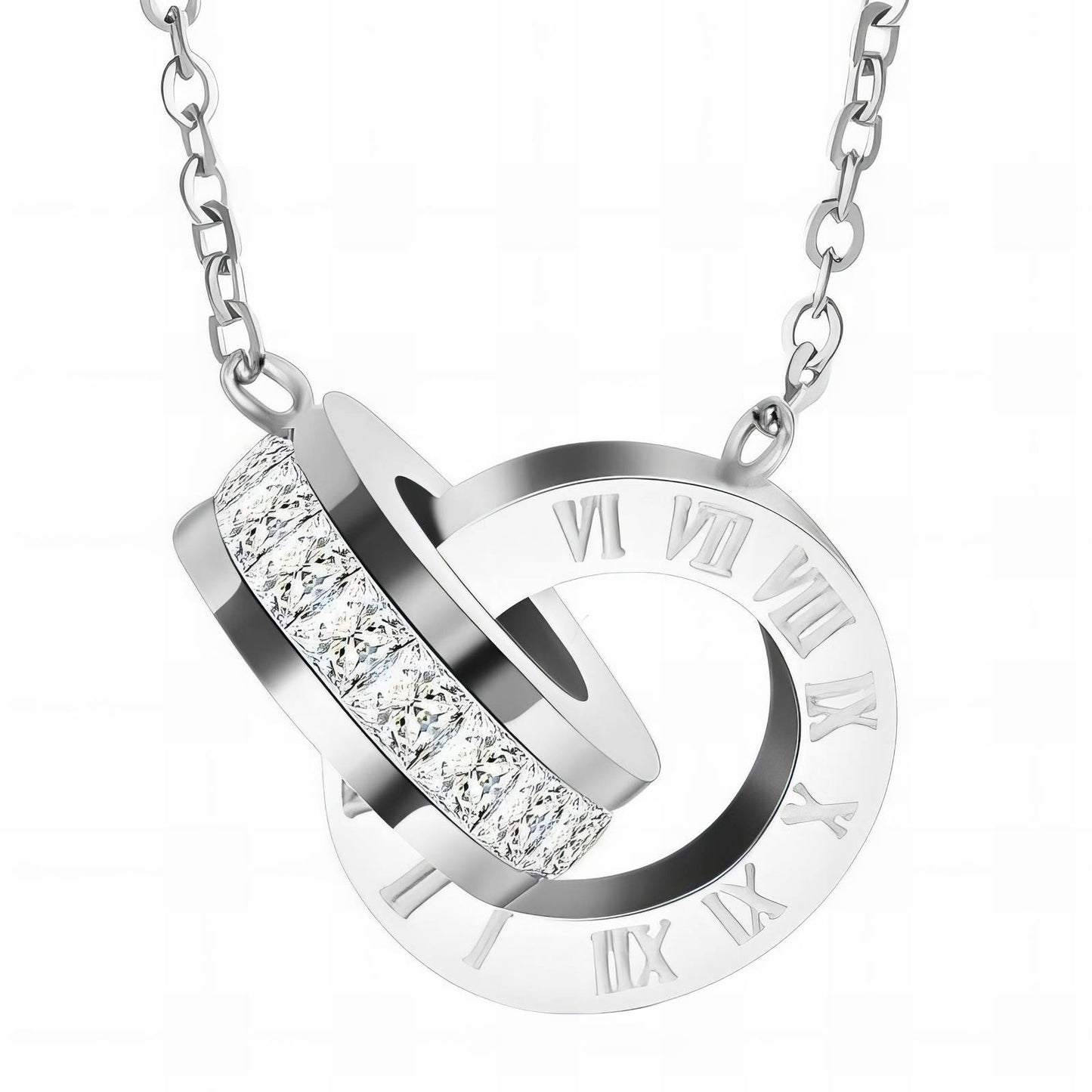 Eternal Roman Bond Necklace (Silver)