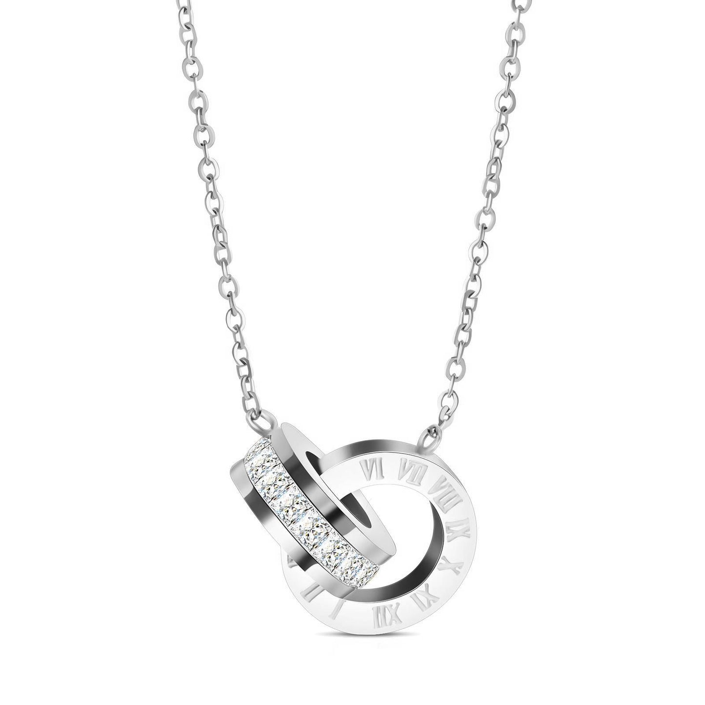 Eternal Roman Bond Necklace (Silver)