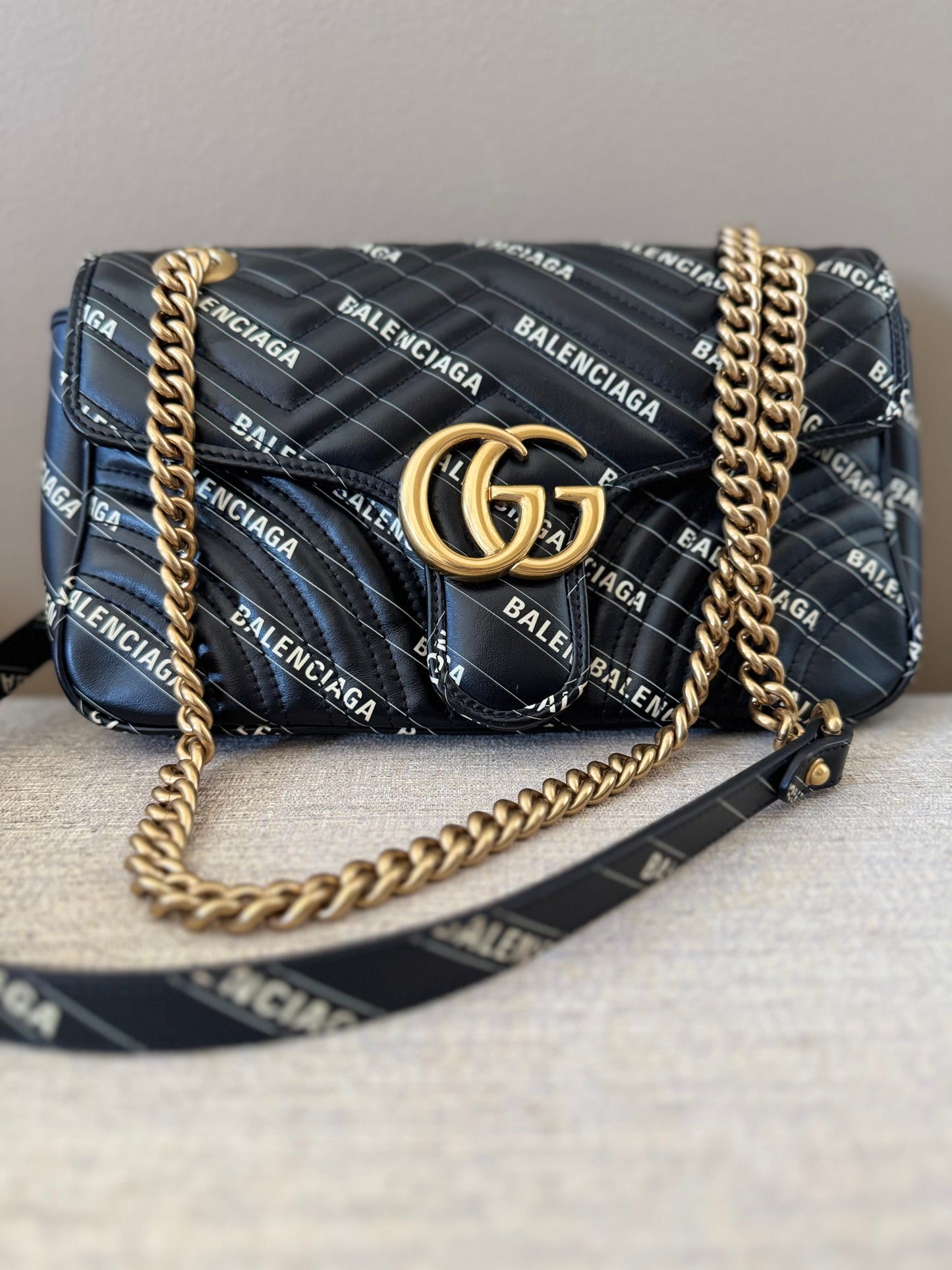 Gucci x Balenciaga Small GG Marmont