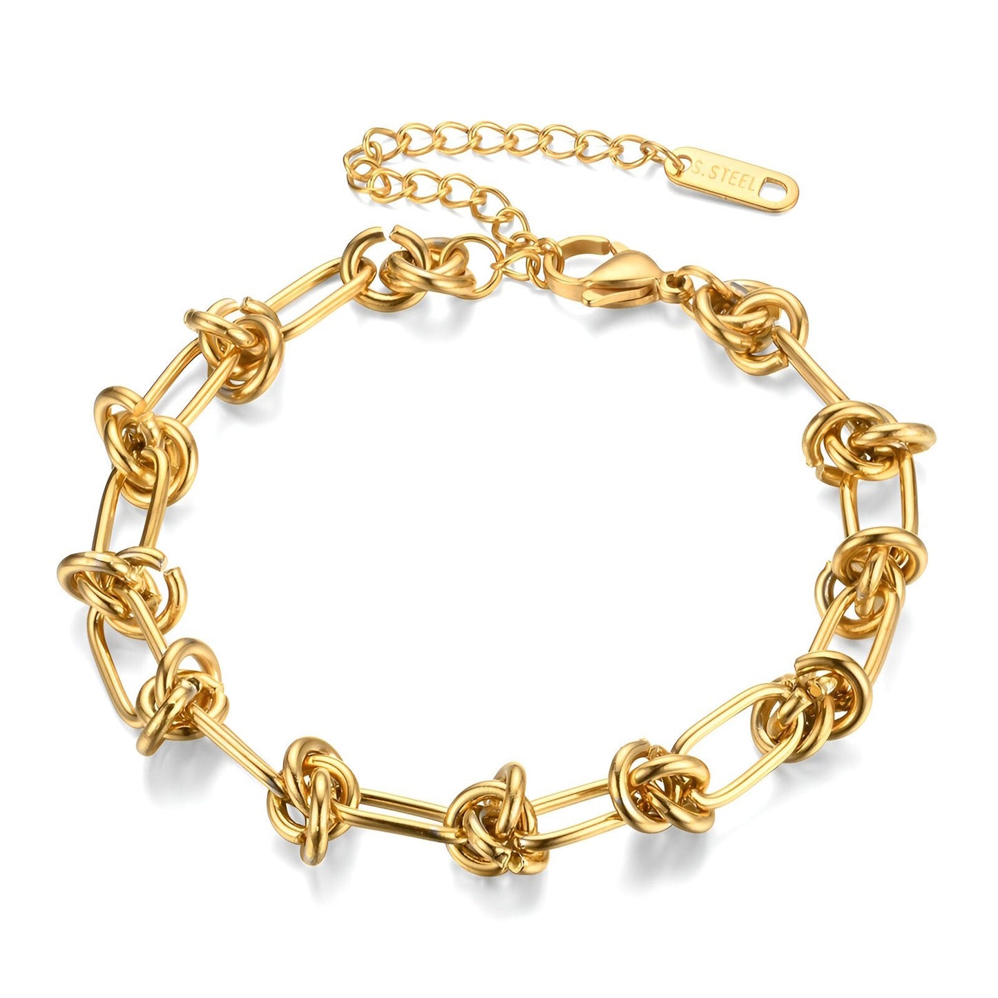 Knotted Link Bracelet