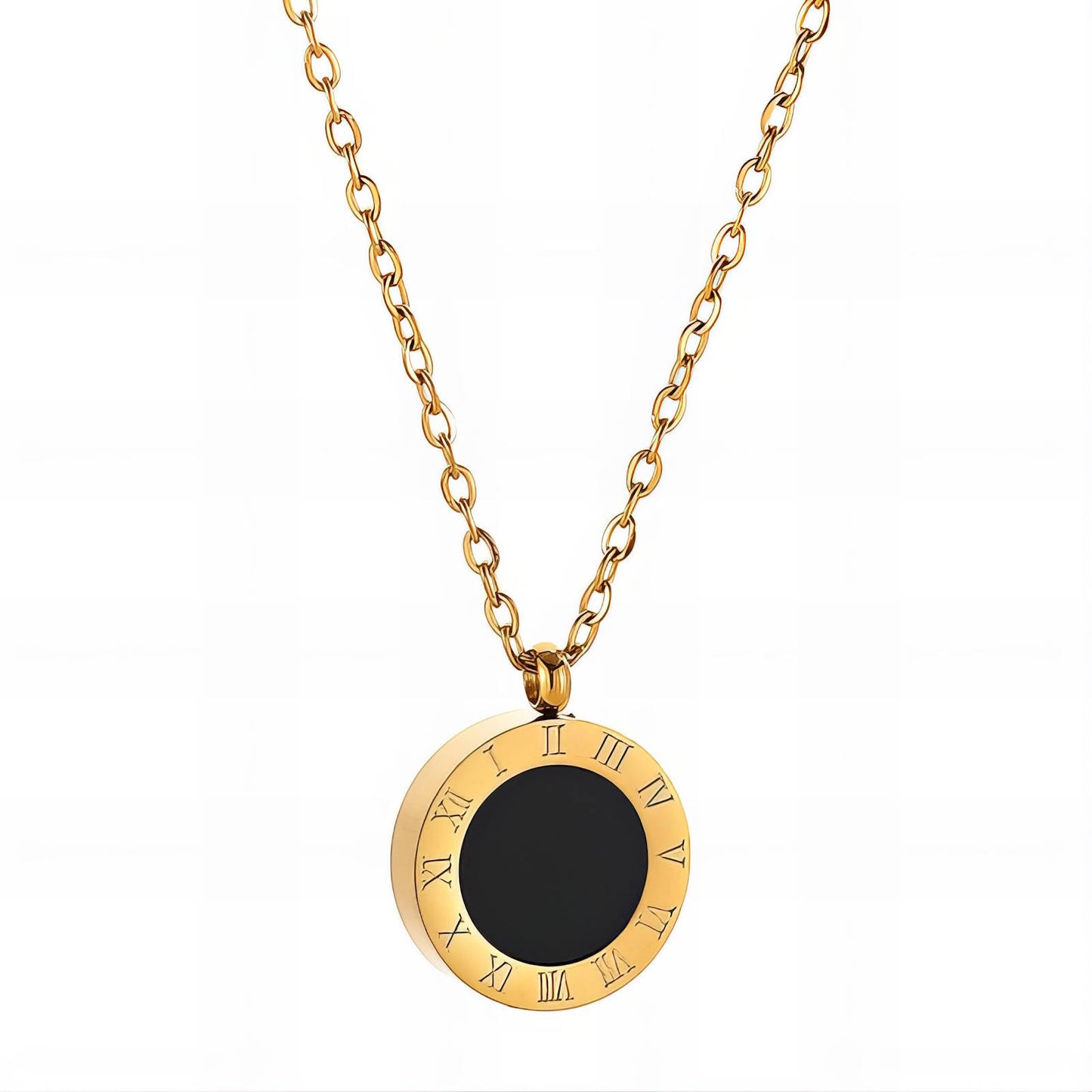 Midnight Roman Eclipse Necklace