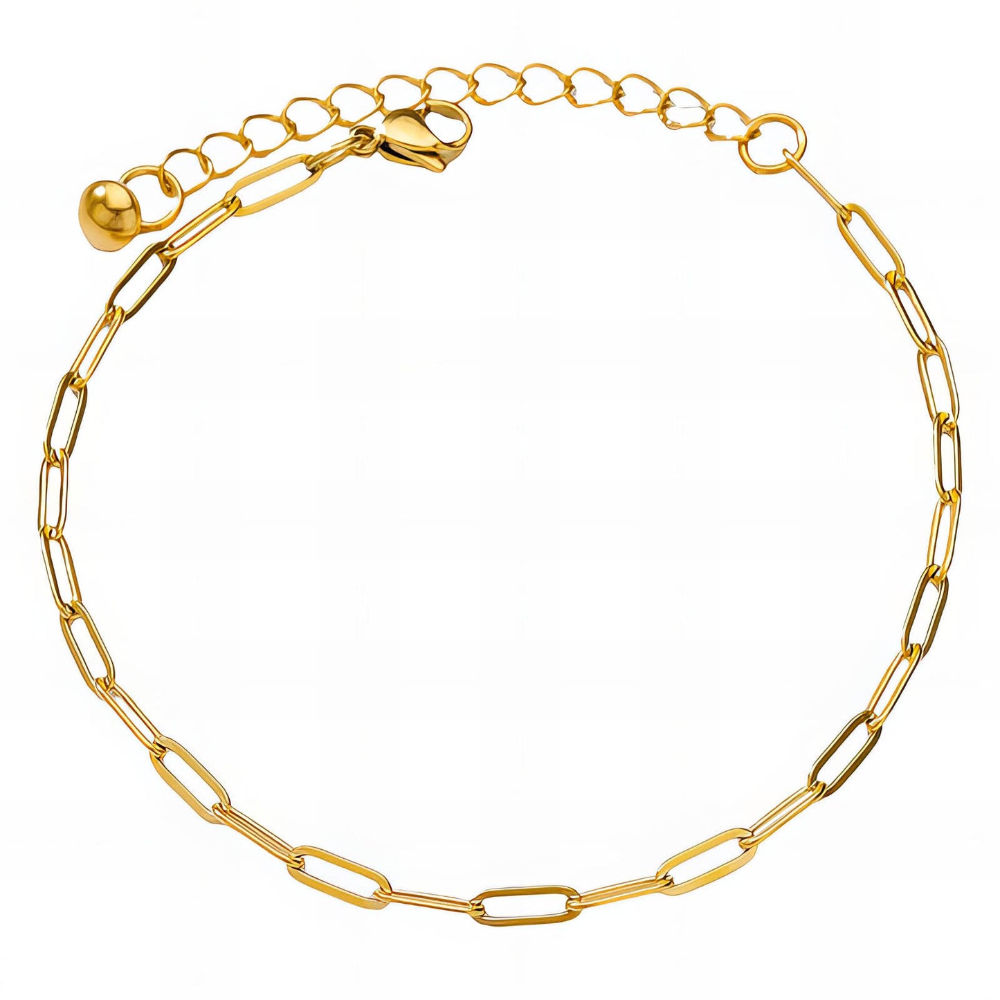 Nova Paperclip Anklet