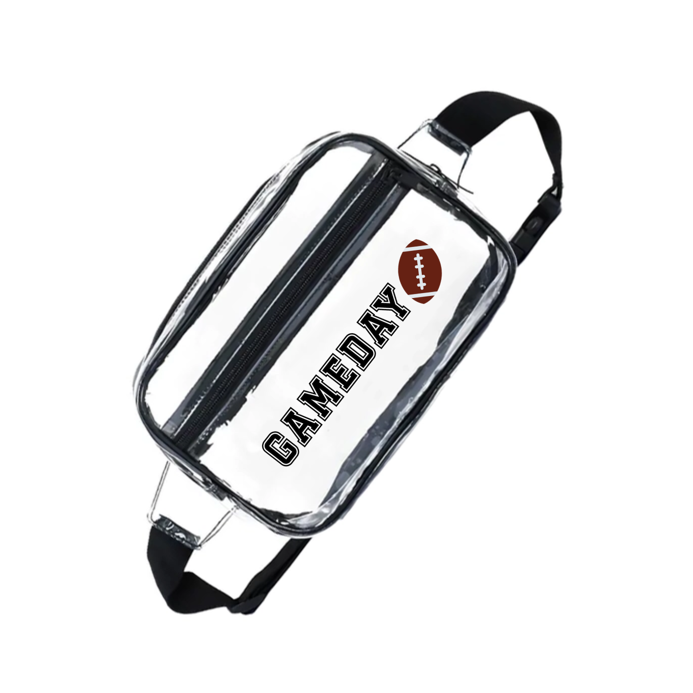Clear Fanny Pack / Crossbody Stadium / Concert Bag - Gameday