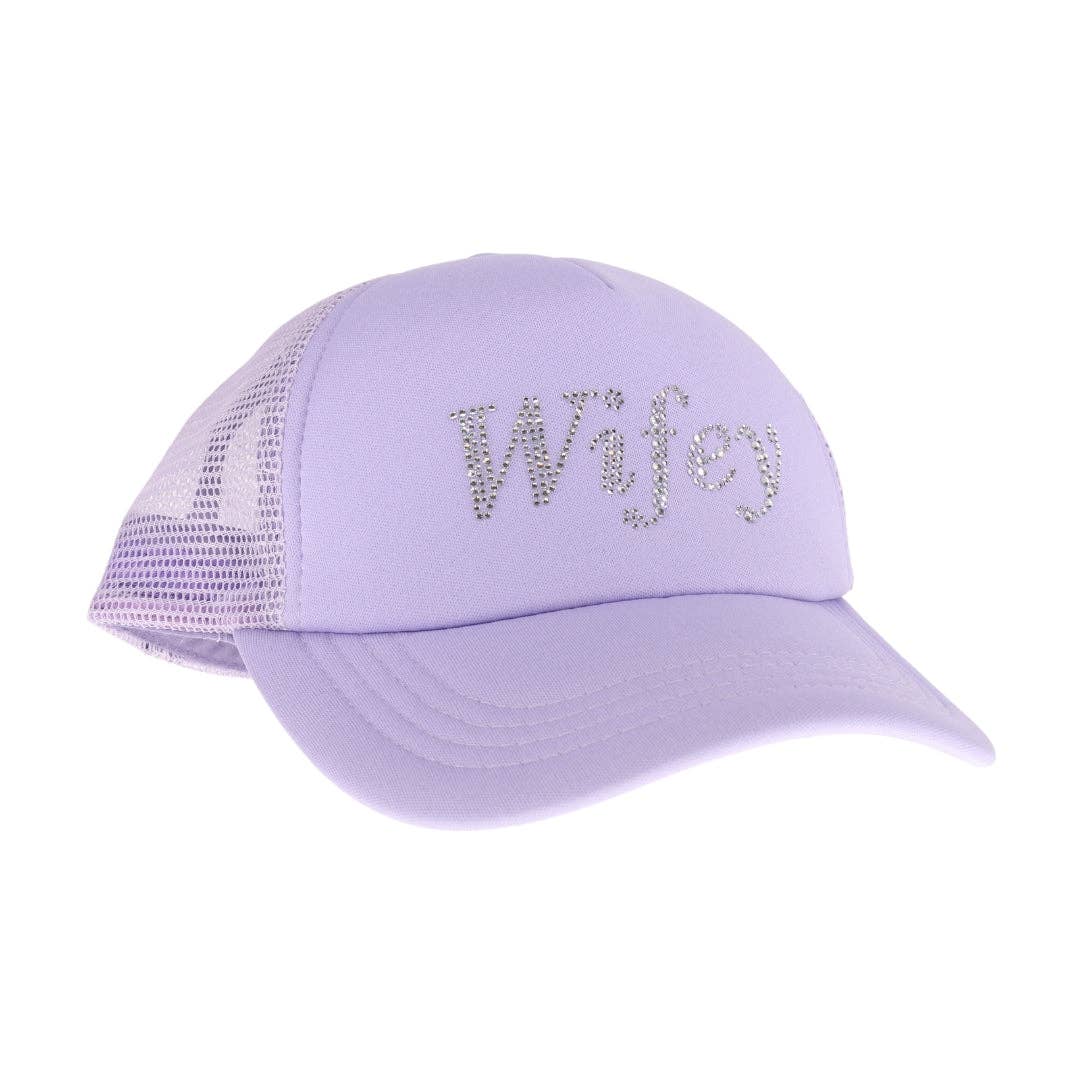 Wifey Rhinestone Trucker Hat