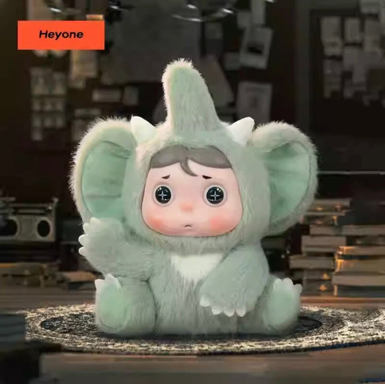 Heyone × Dazey – Forgotten Zootopia Blind Box Plush Keychain Series - Limited, Authentic