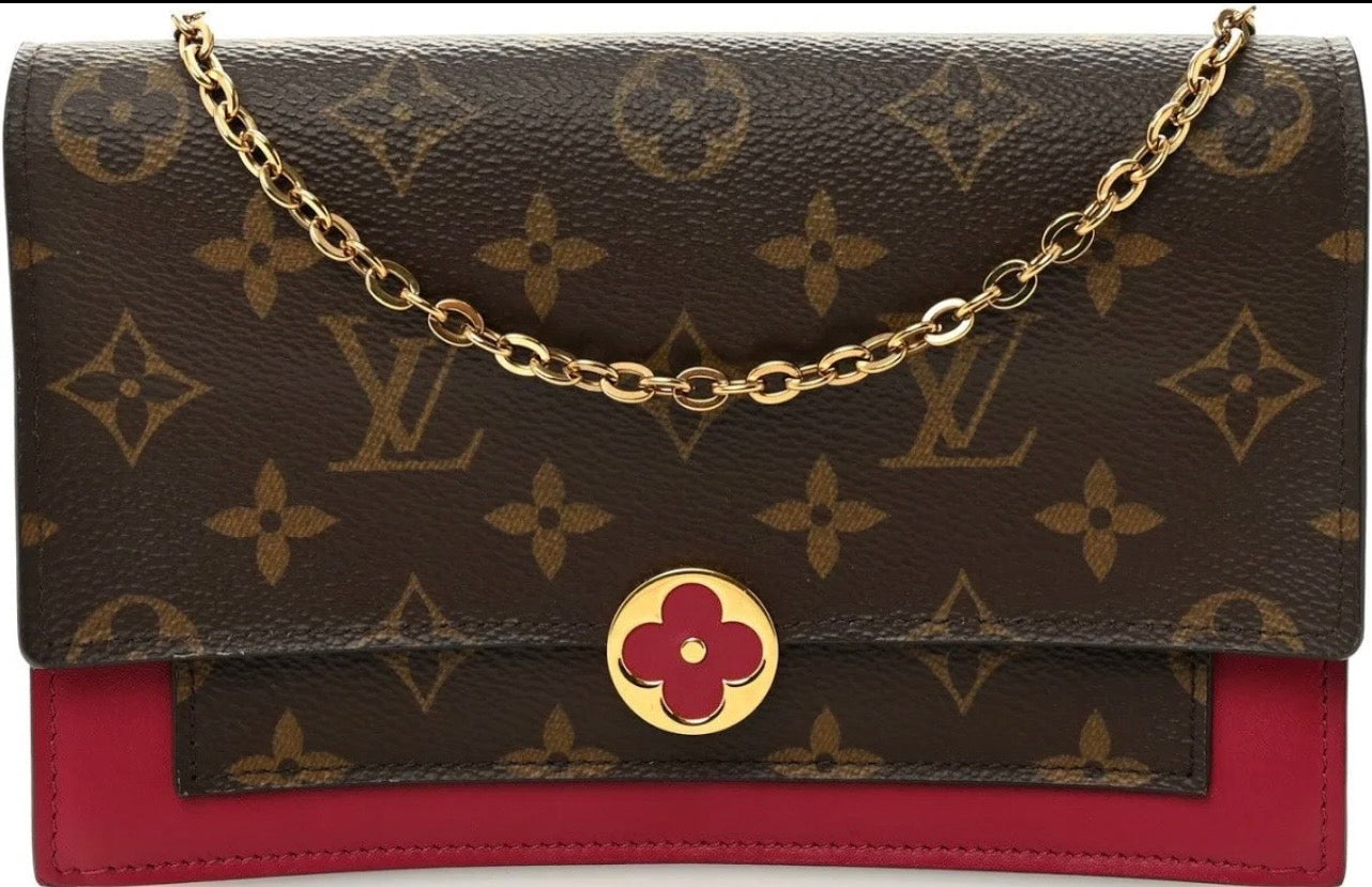 Louis Vuitton Flore Chain Wallet