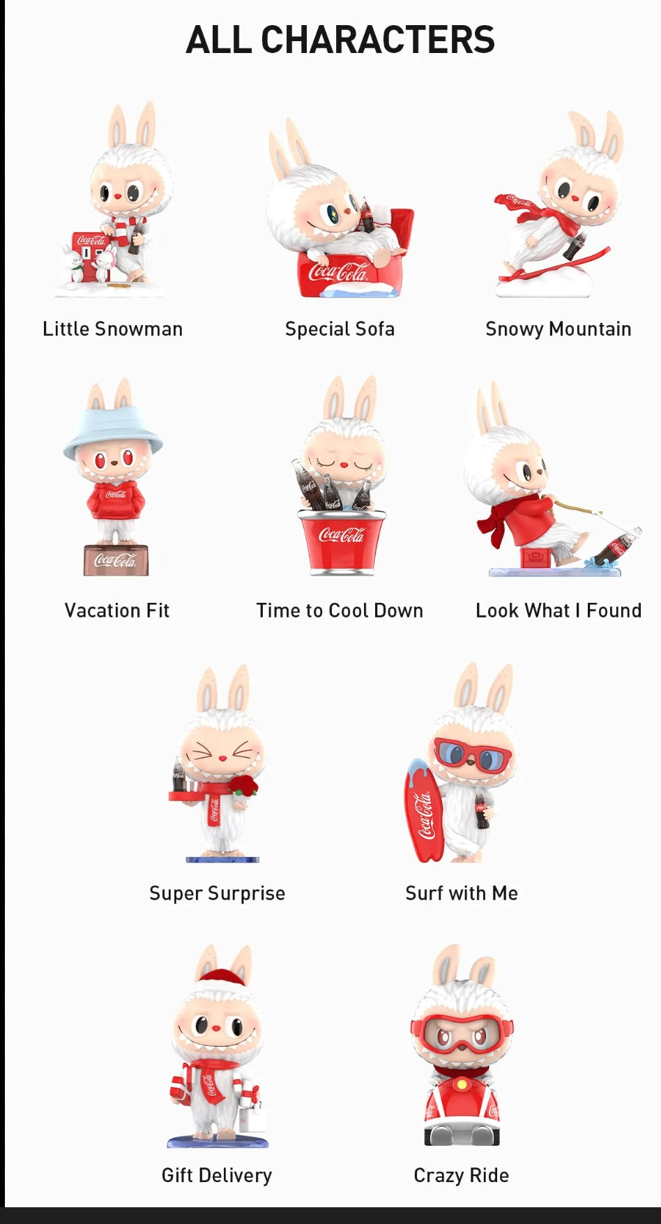 The MONSTERS x Coca-Cola Blind Box Series | Collectible Figures - Limited, Authentic