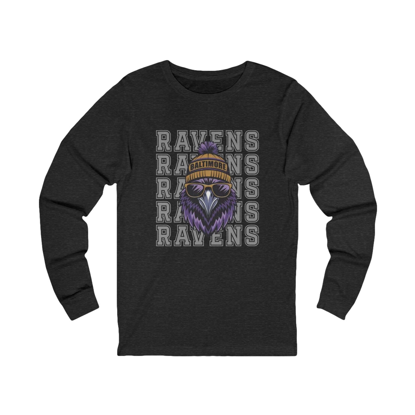 Baltimore Ravens Bird Unisex Long Sleeve Tee