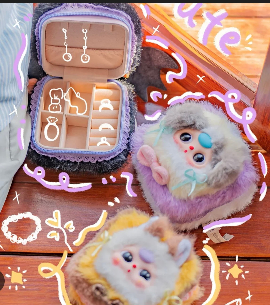 Baby Three – “Jewelry Box” Plush Blind Box - Limited, Authetic