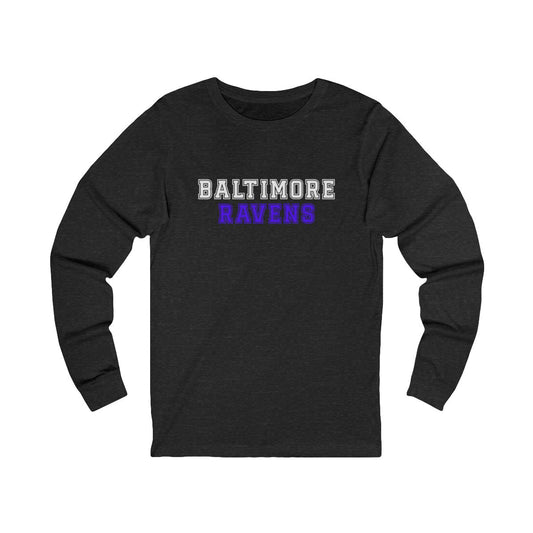 Baltimore Ravens Unisex Long Sleeve Tee