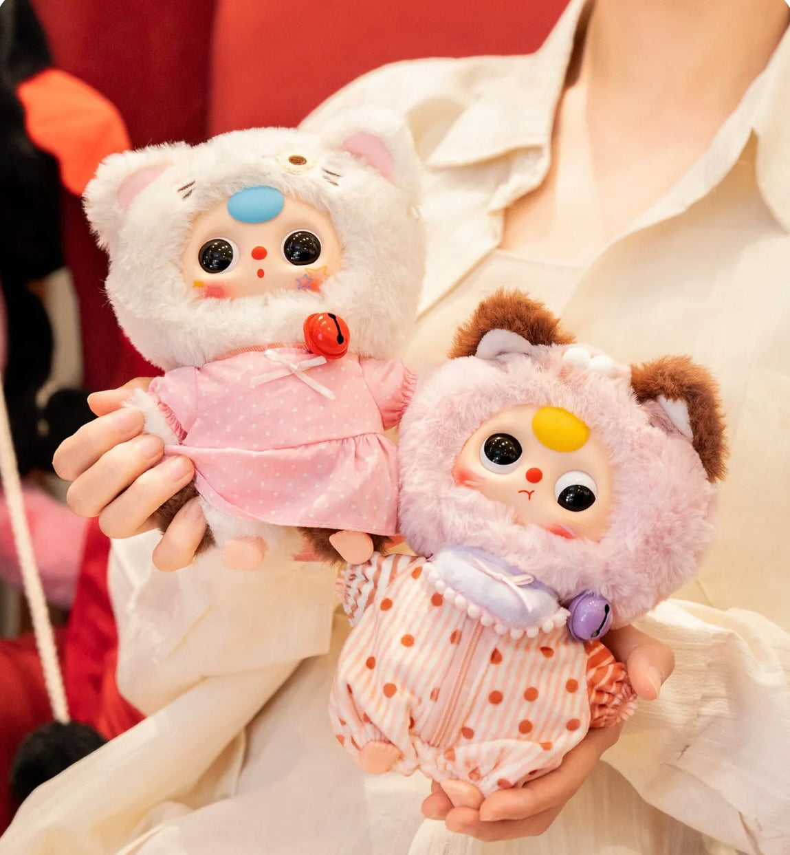 Baby Three Kitten Wardrobe Blind Box Collectible Plush - Limited, Authentic