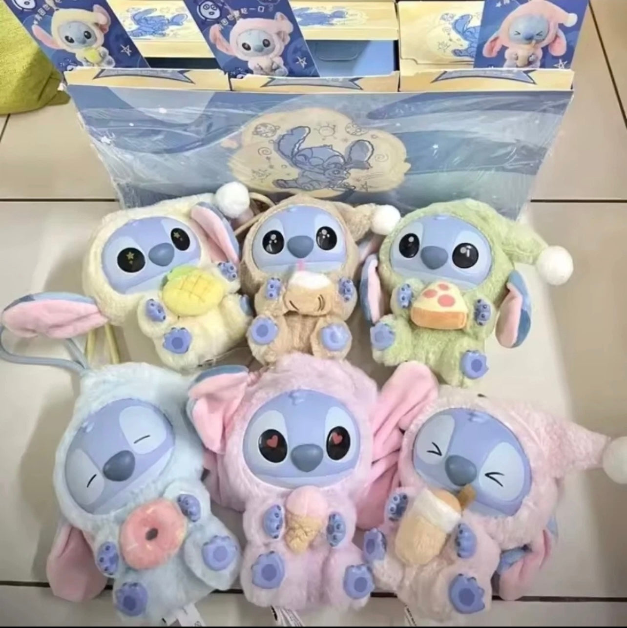 Disney x MINISO – Stitch “Eat Something Before You Sleep” Blind Box – Limited, Authentic