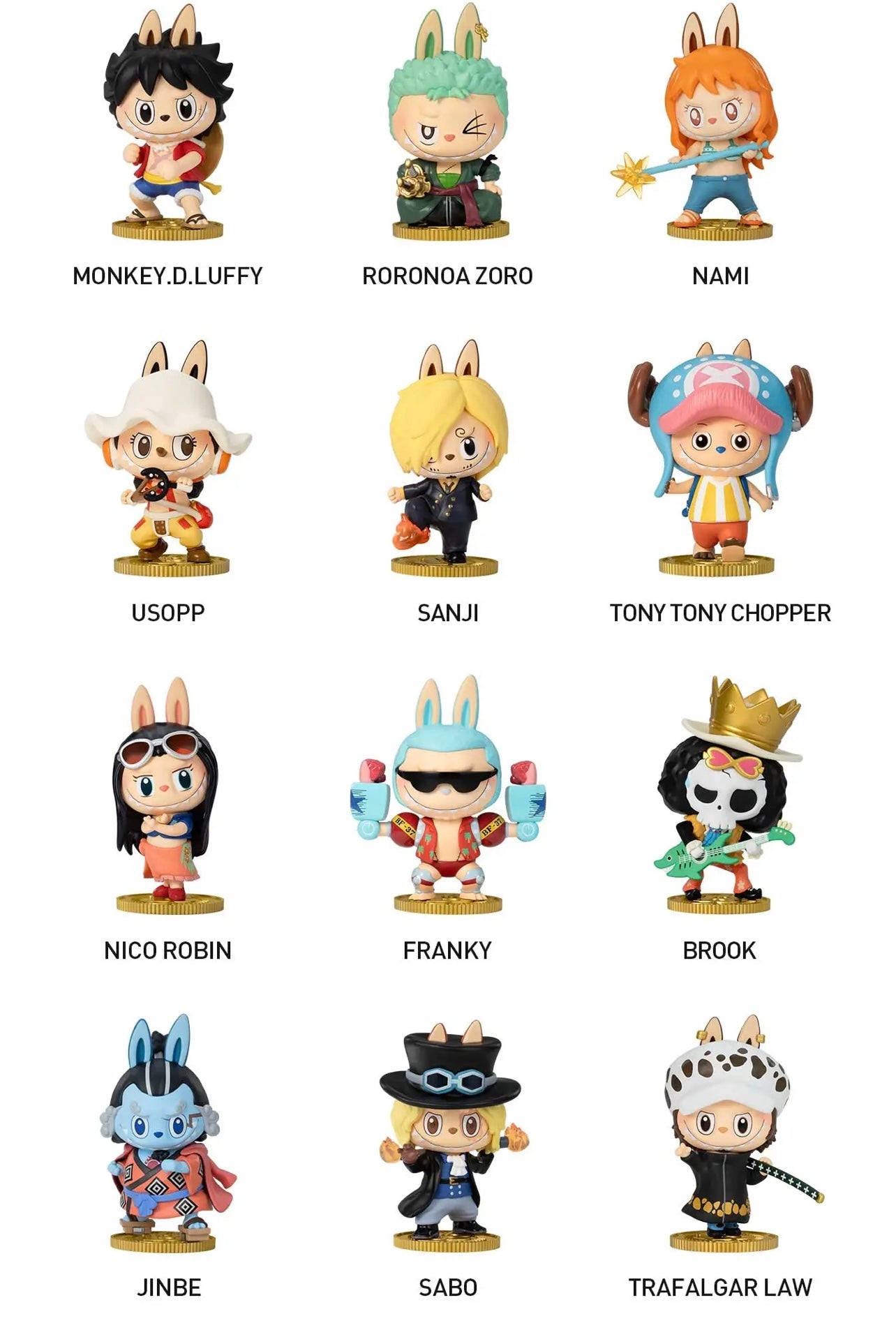 The Monsters × One Piece Blind Box Series - Limited, Authentic