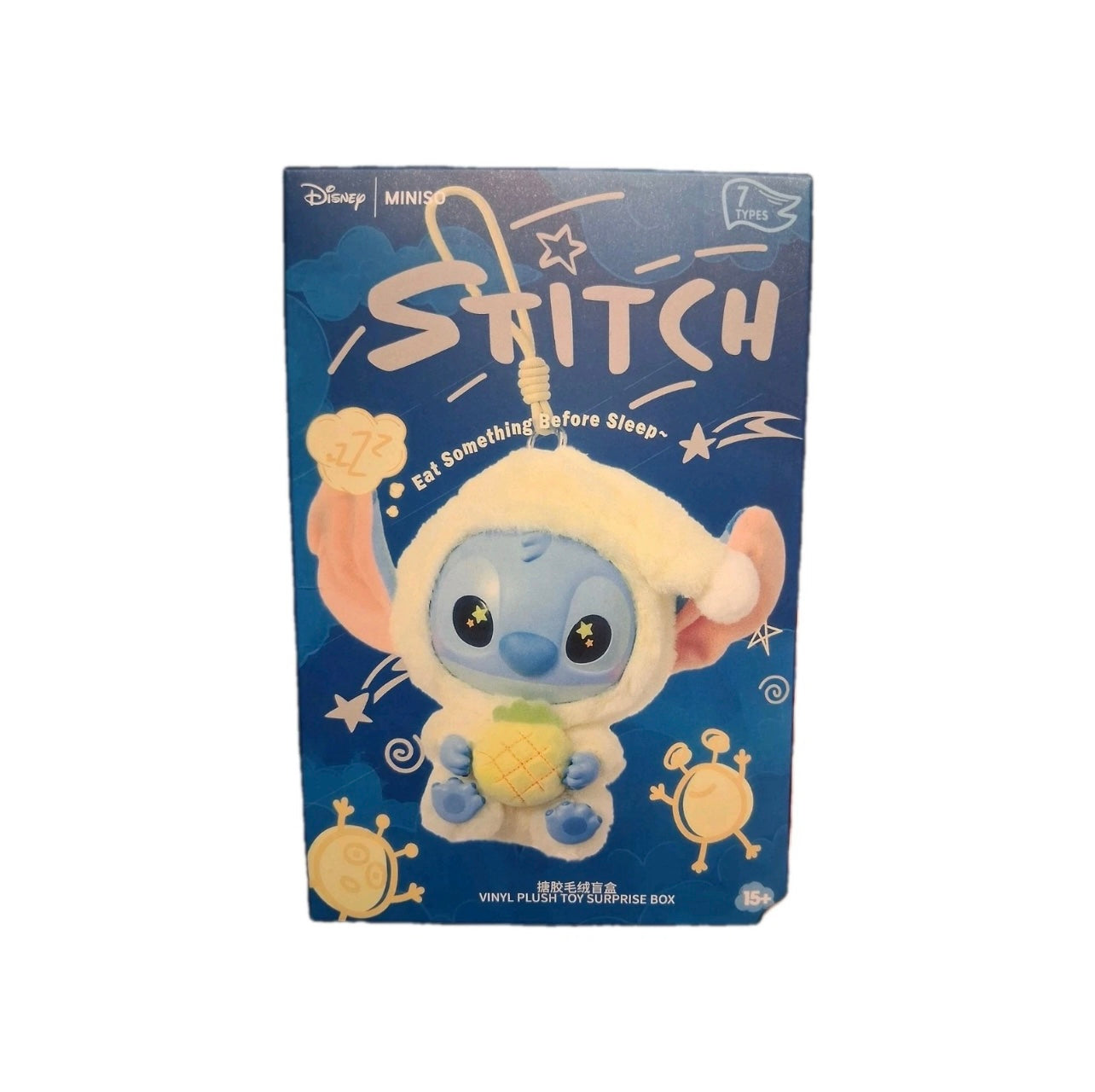 Disney x MINISO – Stitch “Eat Something Before You Sleep” Blind Box – Limited, Authentic