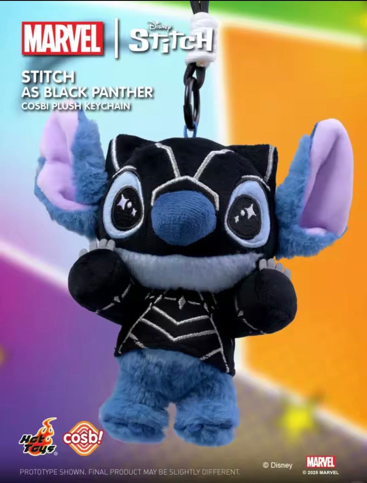 Marvel x Disney | Stitch Cosbi Plush Keychain - Limited, Authentic