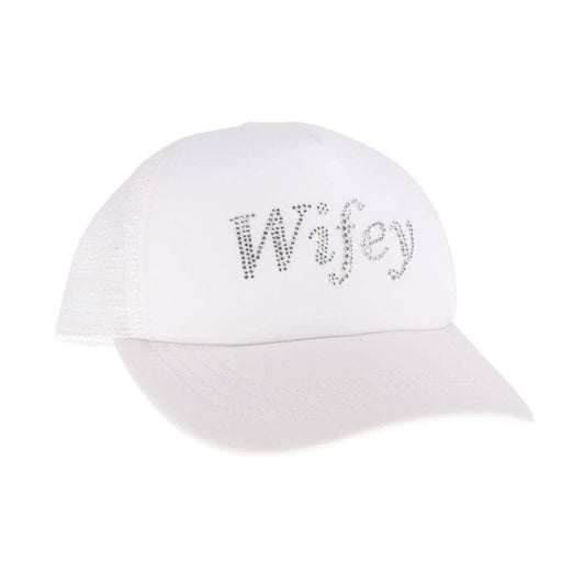 Wifey Rhinestone Trucker Hat