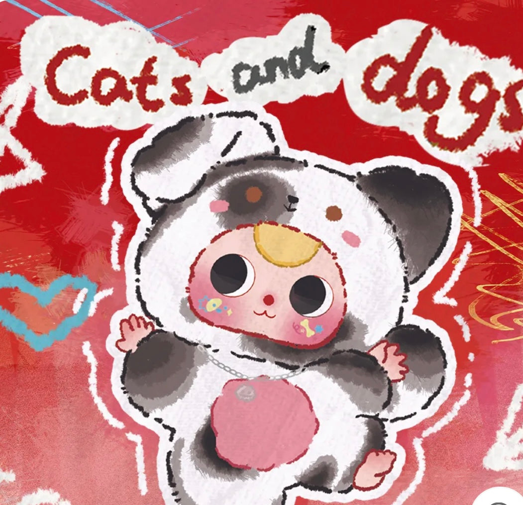 Baby Three Cat & Dog Plush Blind Box - Limited Authentic