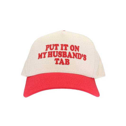 Put It On My Husband's Tab Trucker Hat