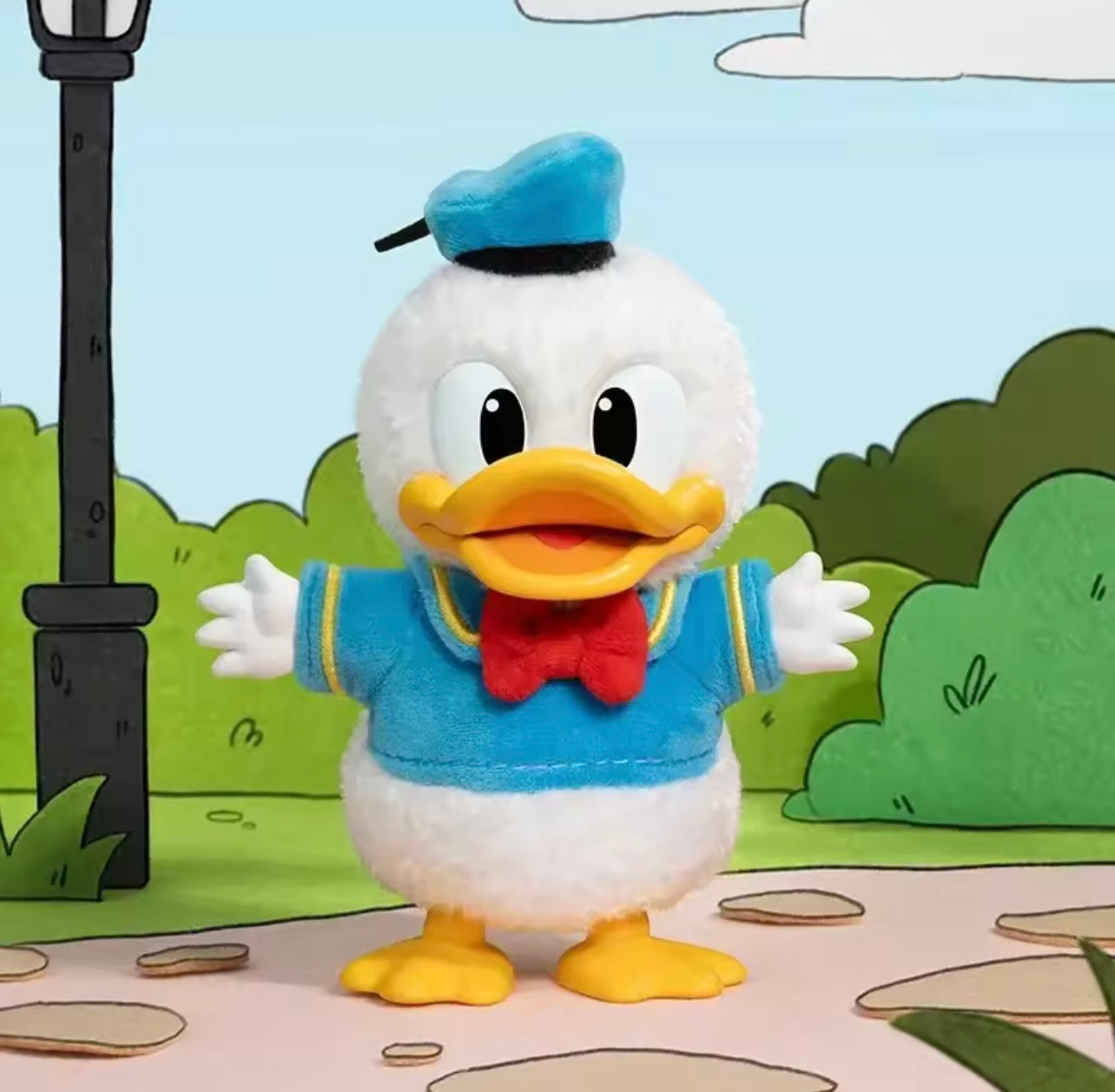 Disney Mickey Family “Cute Together” Plush Keychain – (Discontinued) Limited, Authentic