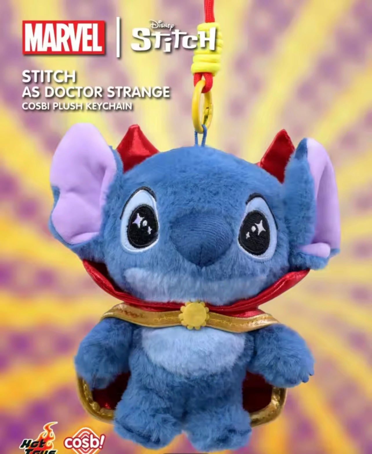 Marvel x Disney | Stitch Cosbi Plush Keychain - Limited, Authentic