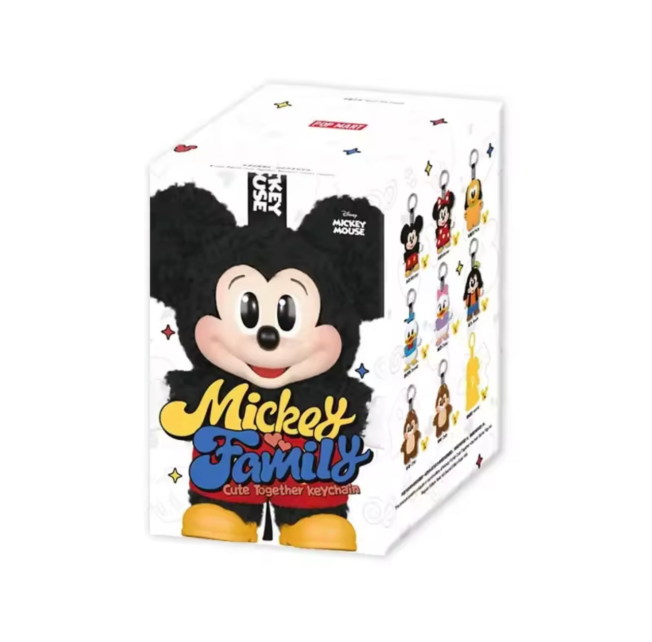 Disney Mickey Family “Cute Together” Plush Keychain – (Discontinued) Limited, Authentic