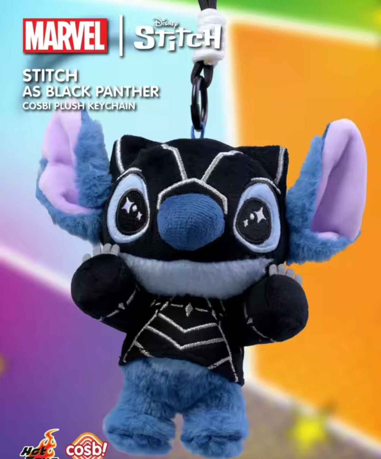 Marvel x Disney | Stitch Cosbi Plush Keychain - Limited, Authentic
