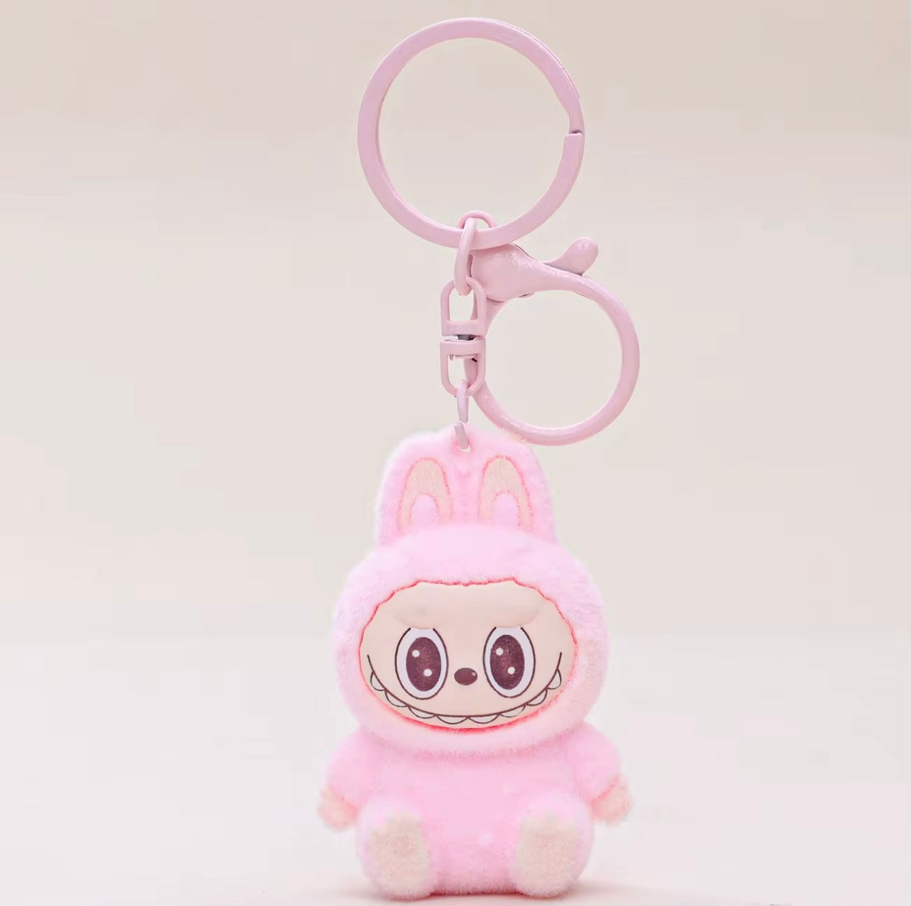 Labubu Sitting Doll Keychain/Charm – Fuzzy Collectible | HOT & Trending