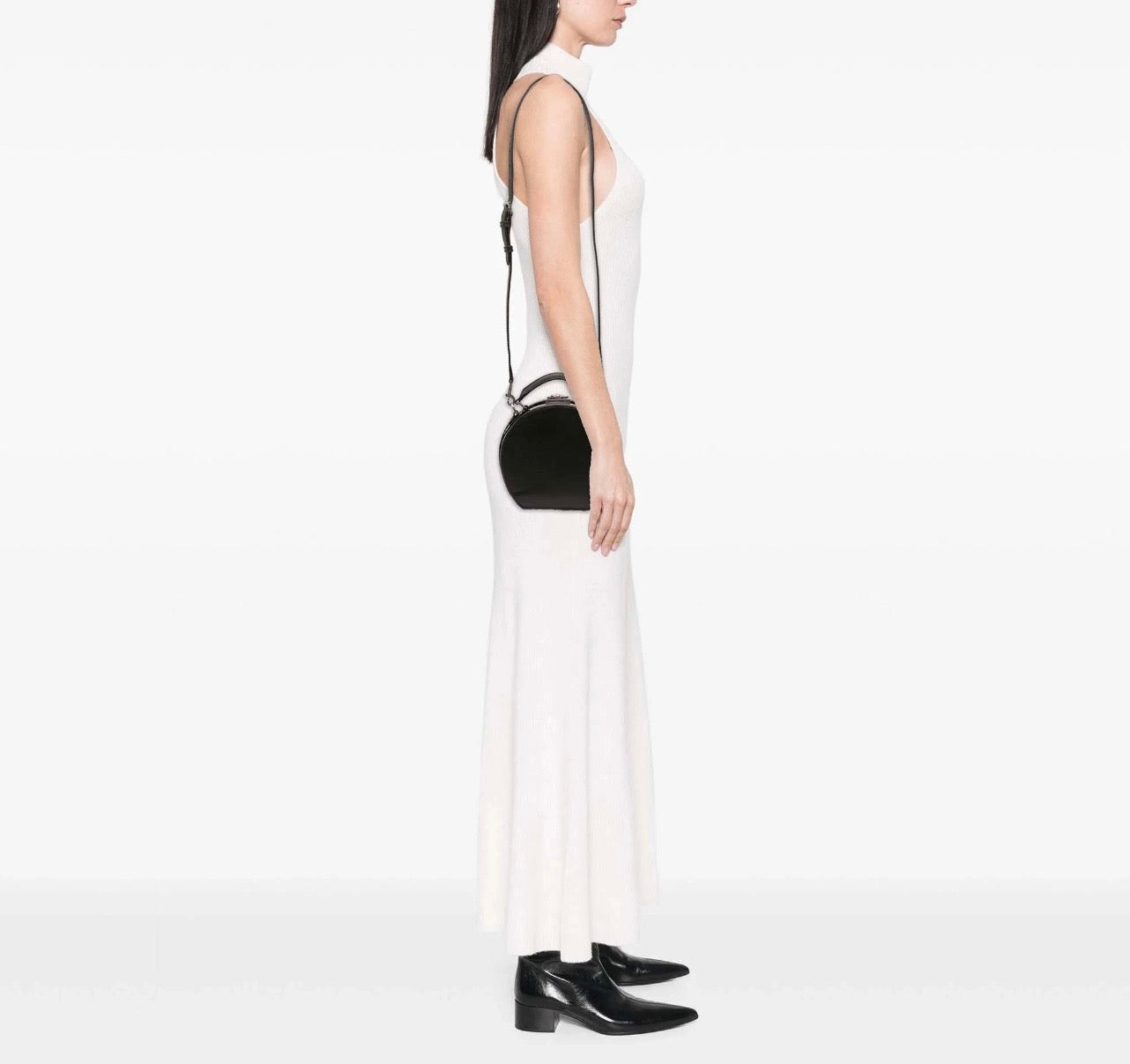 Saint Laurent Mica Hatbox Crossbody – Leopard Interior