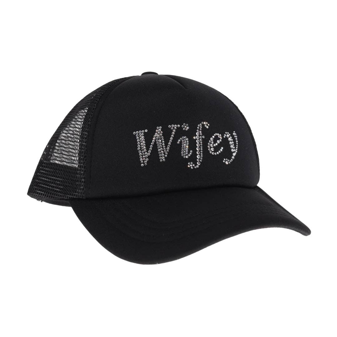 Wifey Rhinestone Trucker Hat