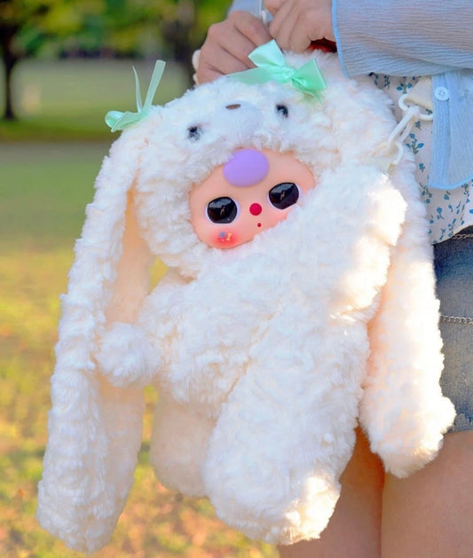 Baby Three Hugging Baby Backpack Plush 400% – Limited, Authentic