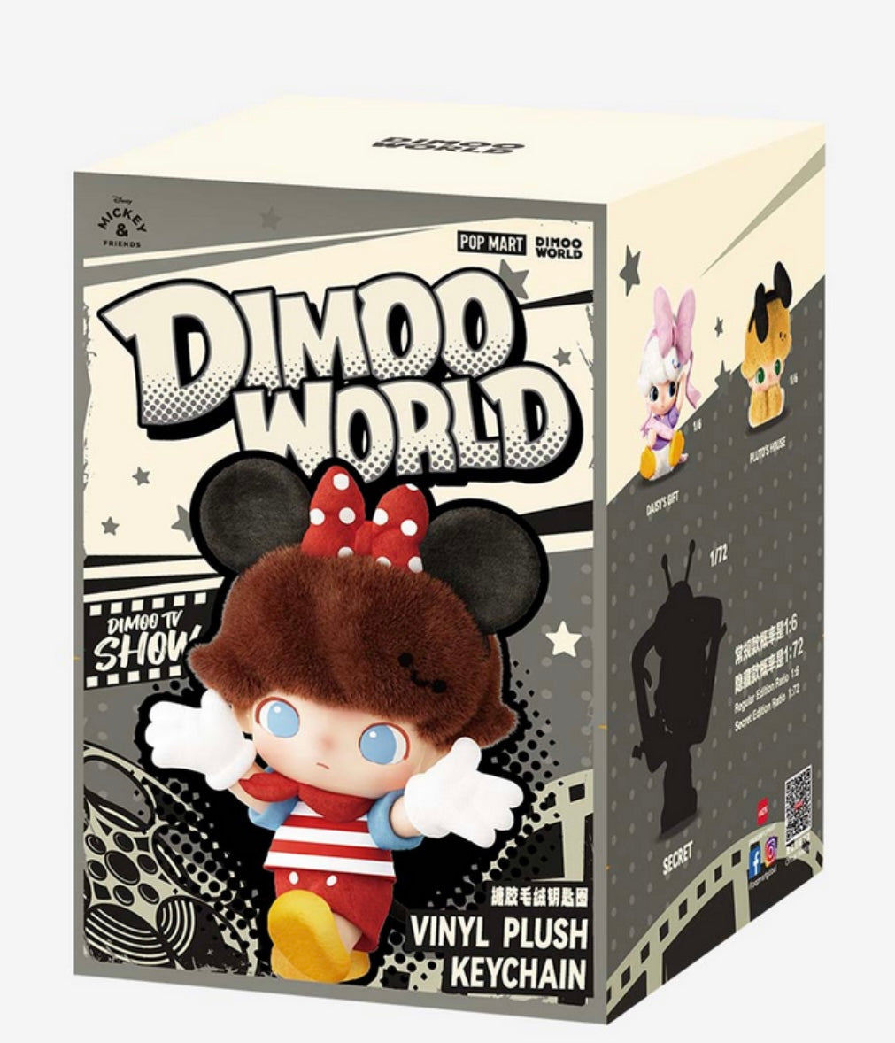 DIMOO World × Disney Vinyl Plush Keychain Series – Limited, Authentic