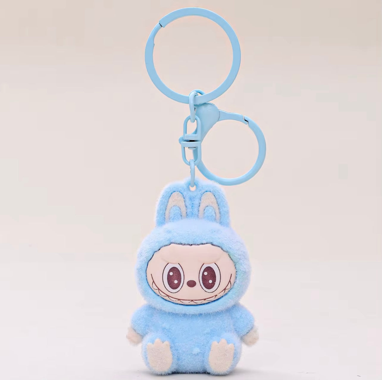 Labubu Sitting Doll Keychain/Charm – Fuzzy Collectible | HOT & Trending