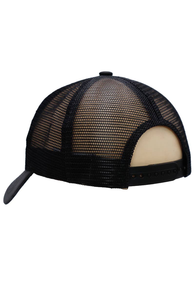 American Flag Camo Mesh Trucker Hat