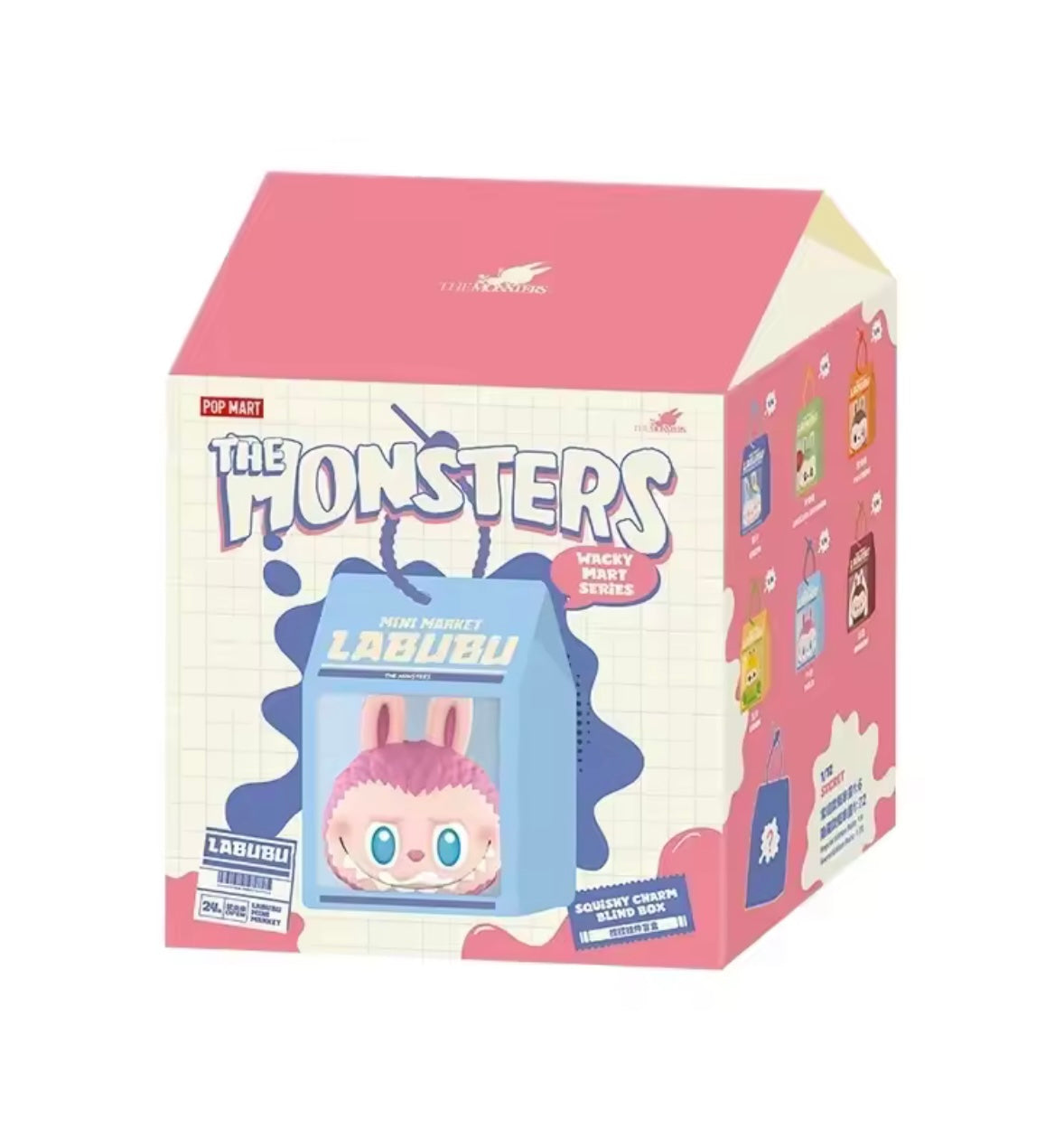 Labubu Wacky Mart Squishy Charm Blind Box - Limited, Authentic