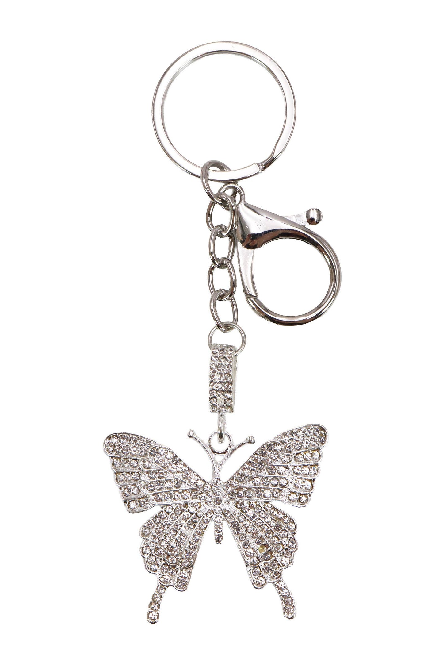 Classic Butterfly Bling Rhinestone Key Chain