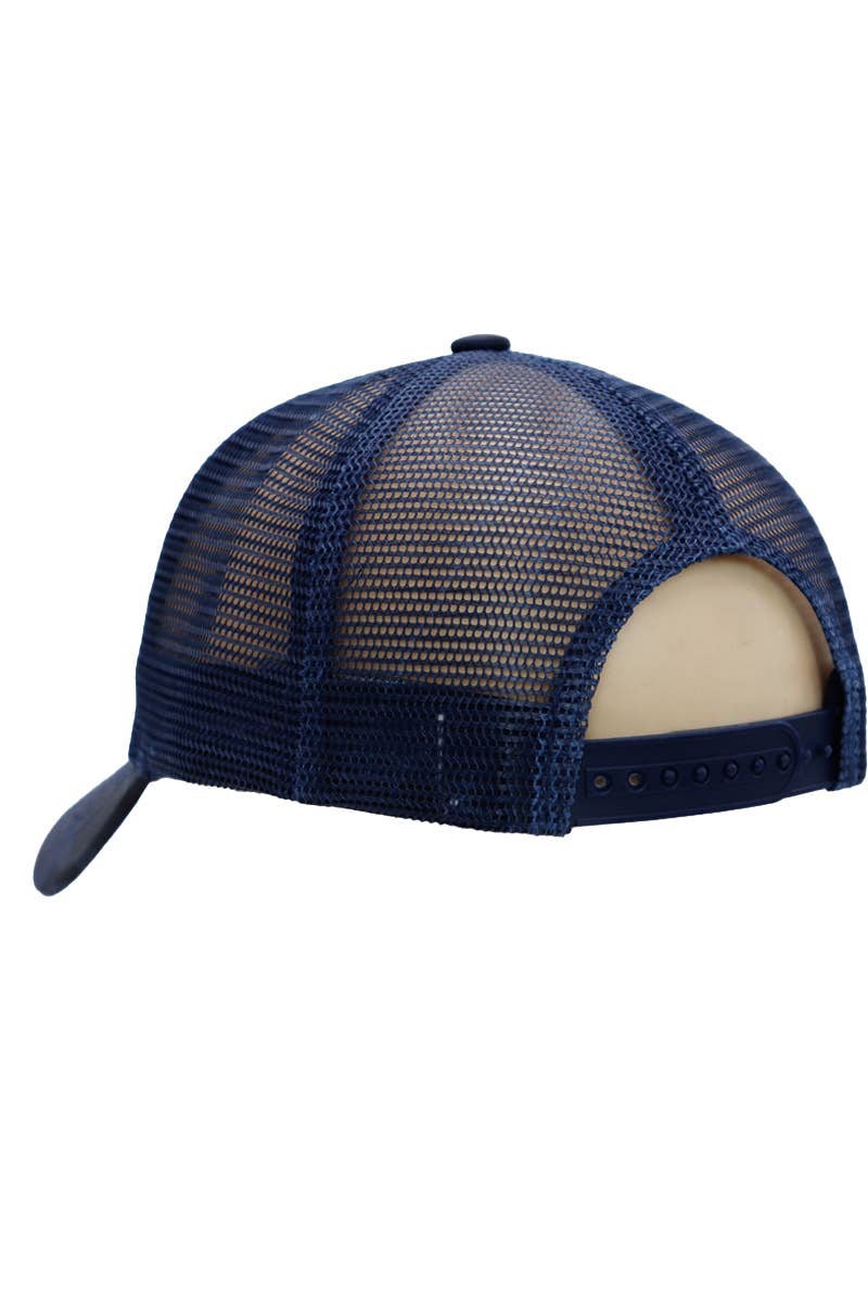 American Flag Camo Mesh Trucker Hat