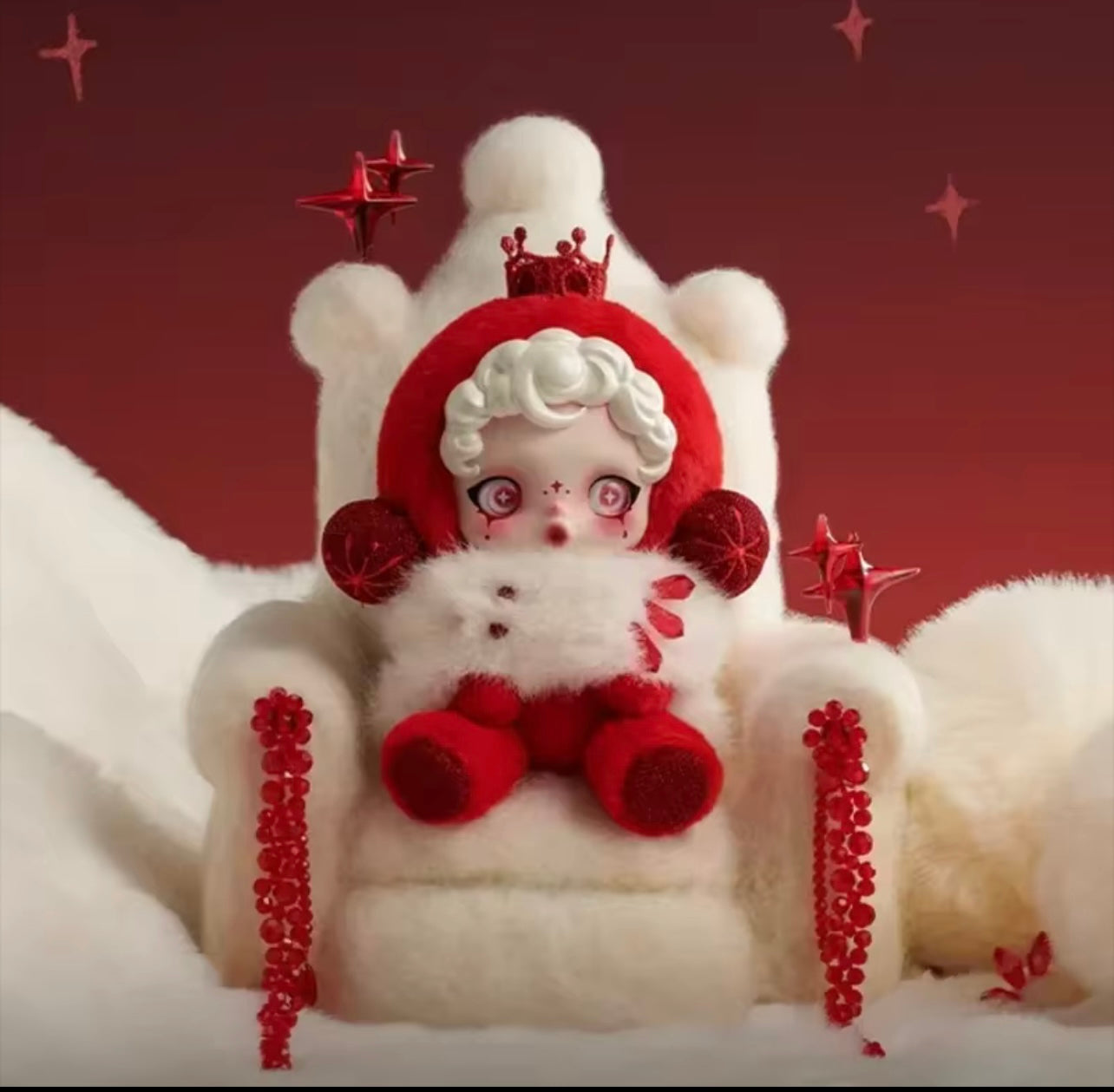 SKULLPANDA Winter Symphony Series Plush – Limited, Authentic