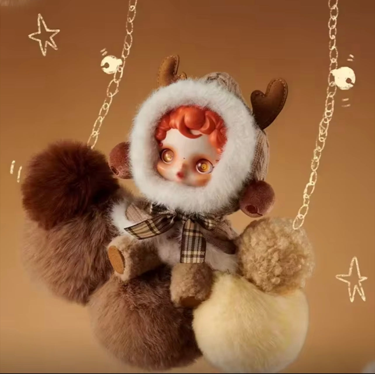 SKULLPANDA Winter Symphony Series Plush – Limited, Authentic