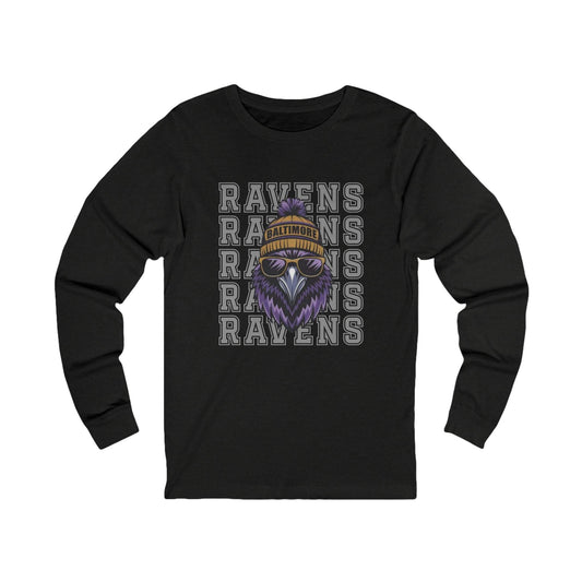 Baltimore Ravens Bird Unisex Long Sleeve Tee