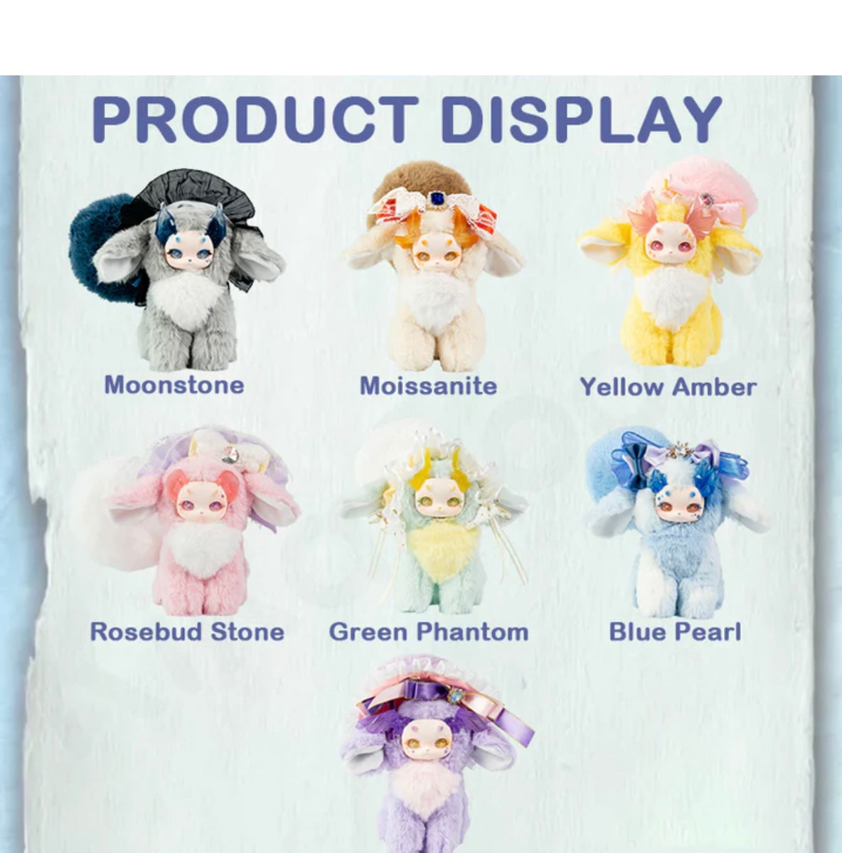 Tutulong Third Generation – Fantasy Biology Colorful Crystal Series - Plush Blind Box - Limited, Authentic