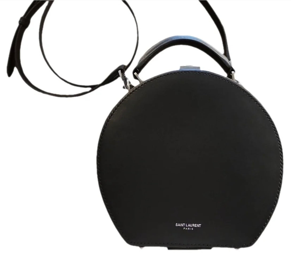 Saint Laurent Mica Hatbox Crossbody – Leopard Interior