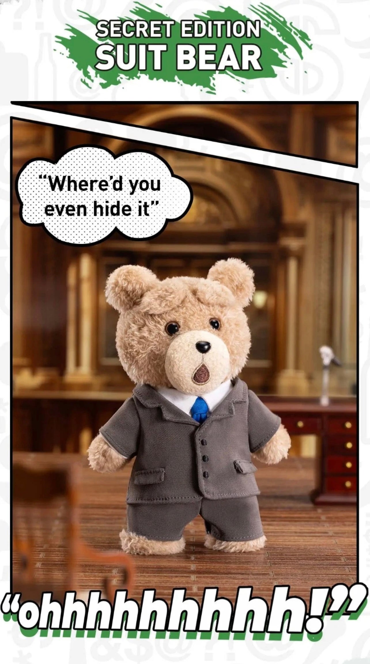 Ted 2 Movable Plush Pendant – Limited Edition, Authentic