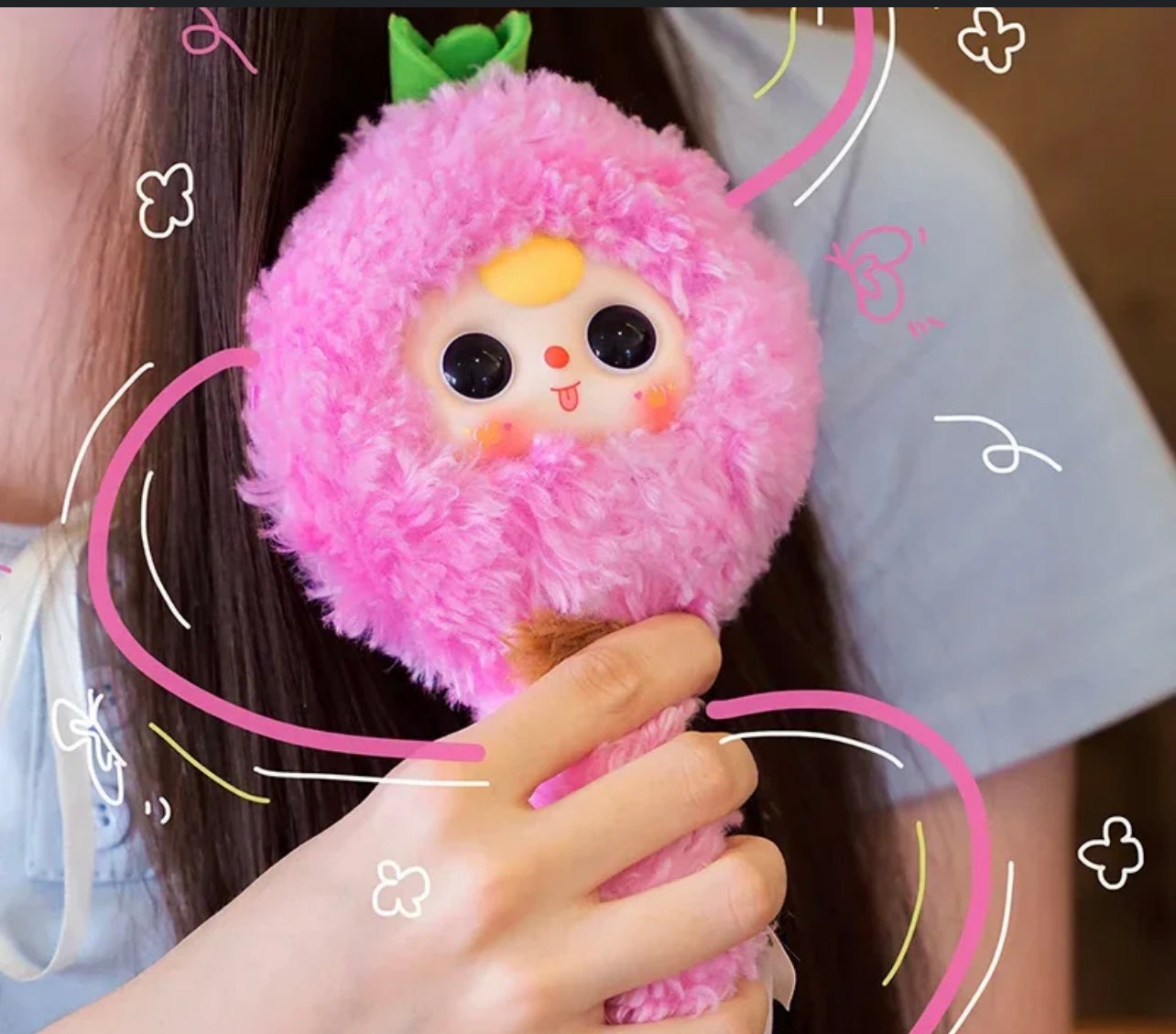 Baby Three – “COMB YOUR HAIR!” Collectible Blind Box Plush with Hidden Comb - Limited, Authentic