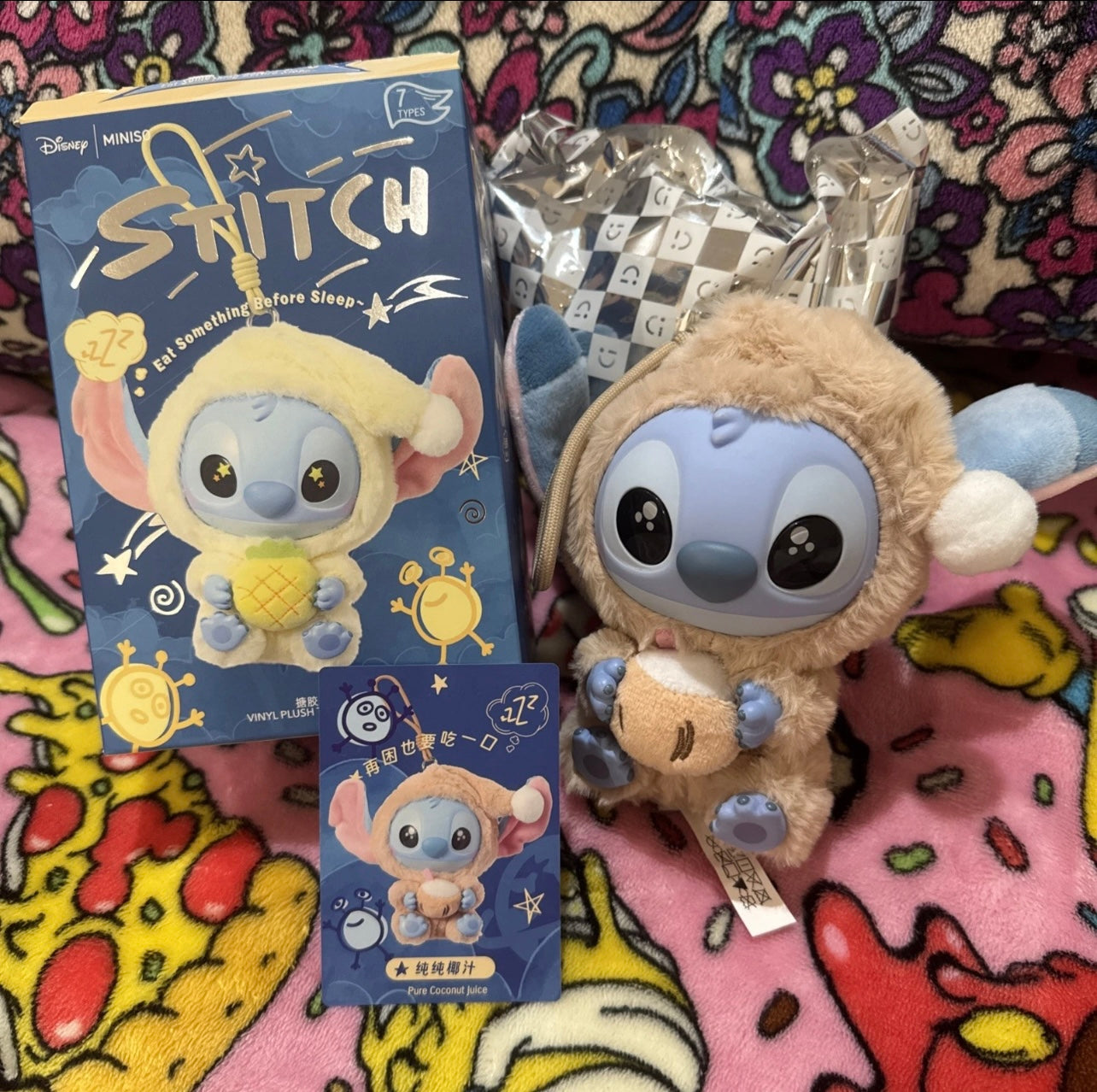 Disney x MINISO – Stitch “Eat Something Before You Sleep” Blind Box – Limited, Authentic